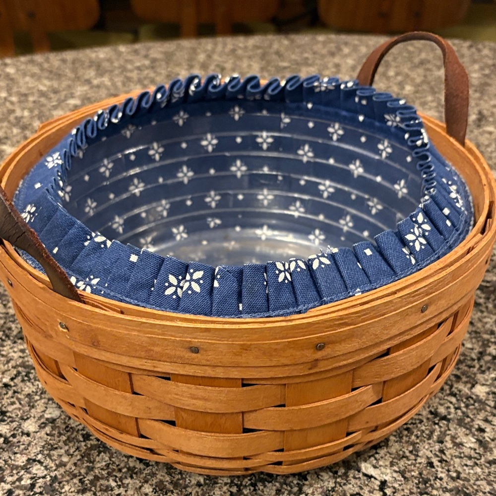 Longaberger Handwoven Brown Basket